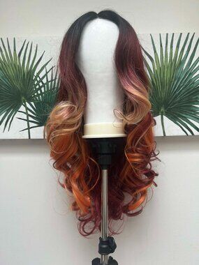 Freetress Equal Premium Deluxe Lace Front Synthetic Wig Emelia in SPSUNRISE